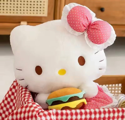 Peluche Hello Kitty hamburguesa 40 cm