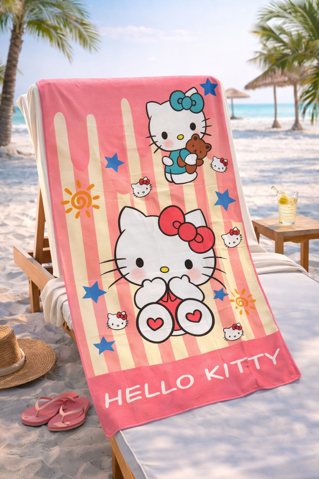 🧺 Toallas de microfibra Hello Kitty