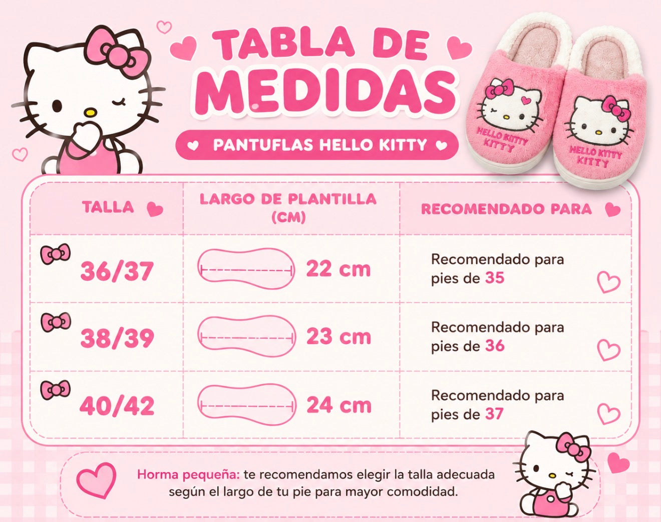 Pantuflas Kawaii Afelpadas