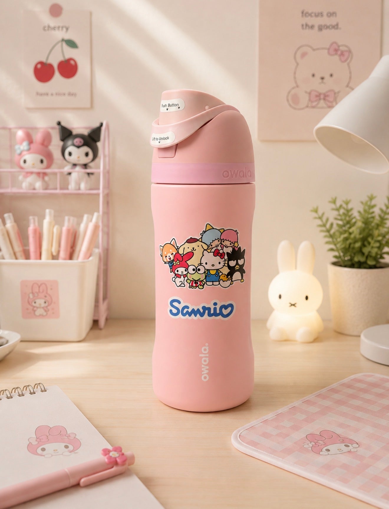 Termo Tipo Owala Hello Kitty 16 oz (473 ml)
