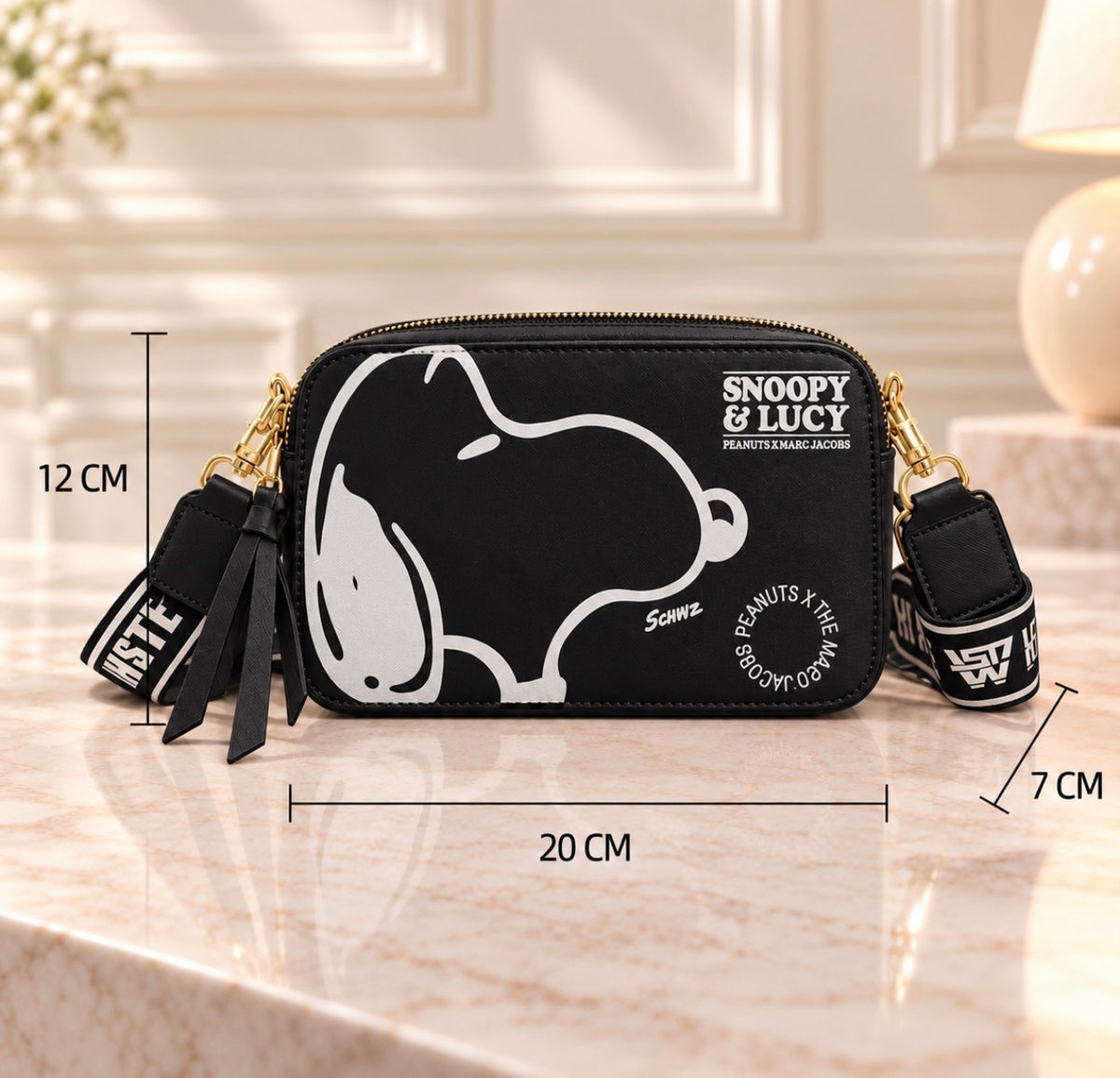 Camera Bag Snoopy & Lucy