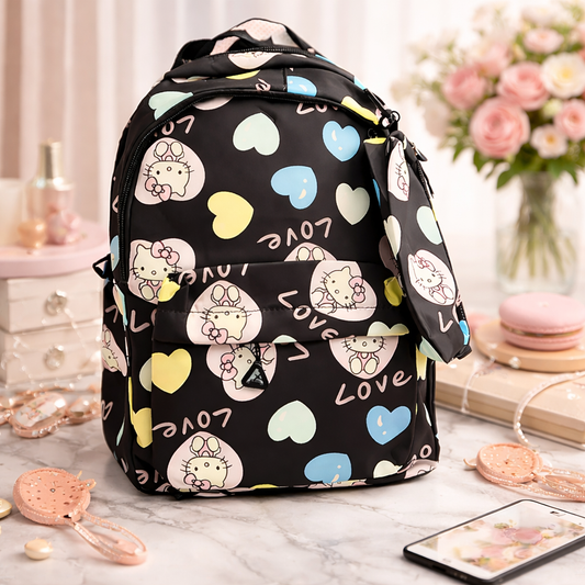 🎒💖 Mochilas Hello Kitty tamaño oficio