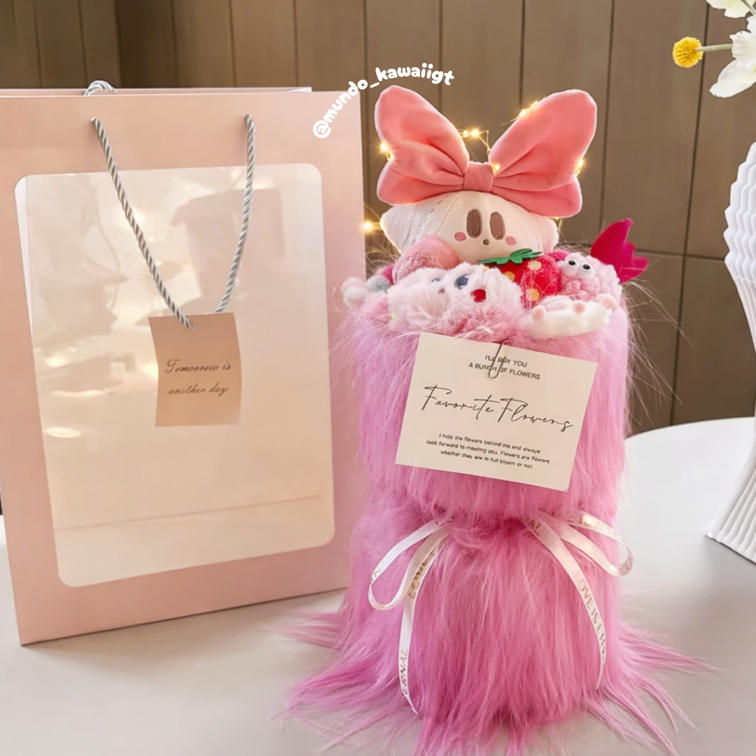 Ramos de peluche Kawaii con Luces
