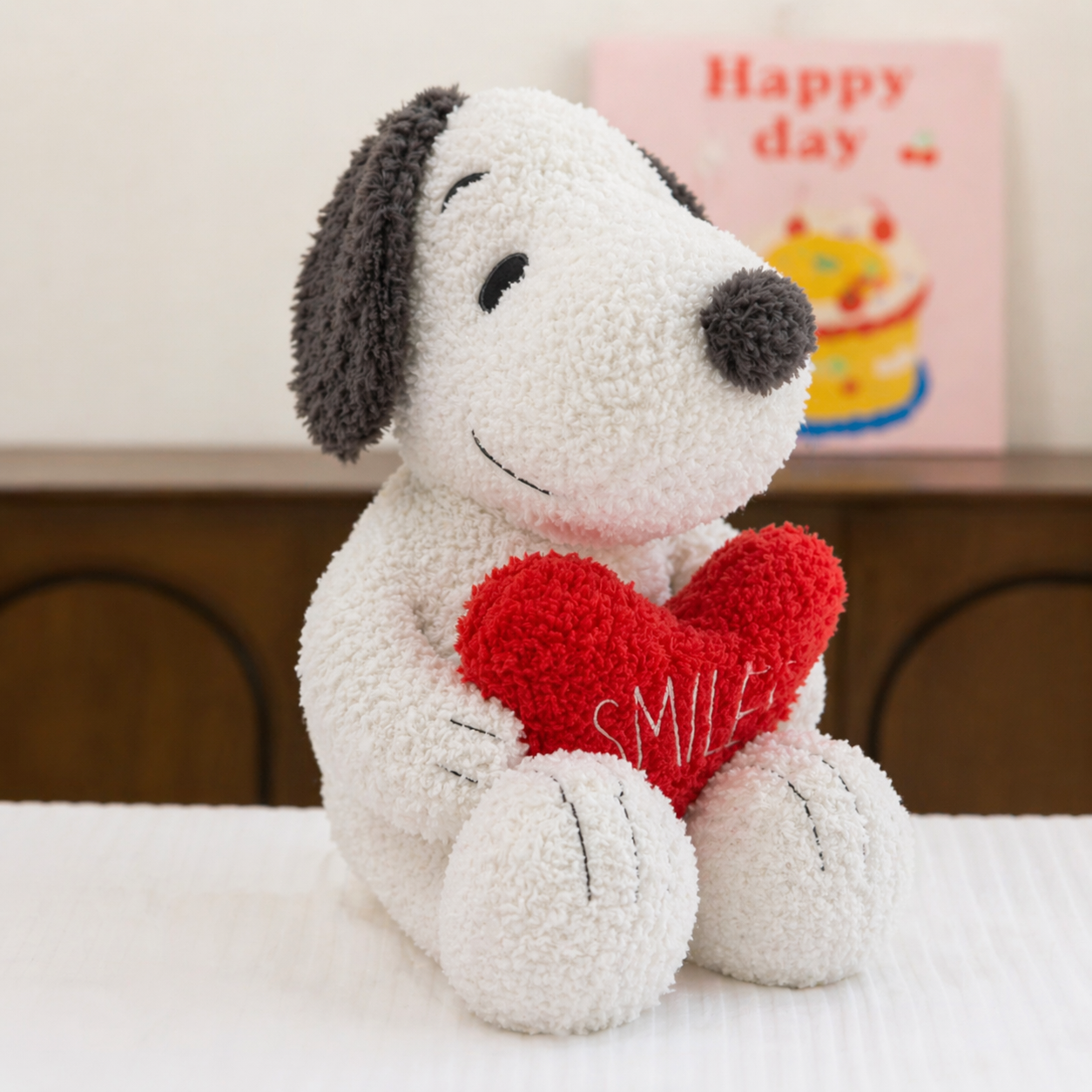 Peluche Snoopy con Corazón – 50 cm