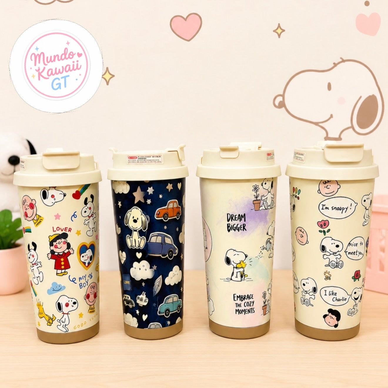 Vasos Térmicos Snoopy 16 oz