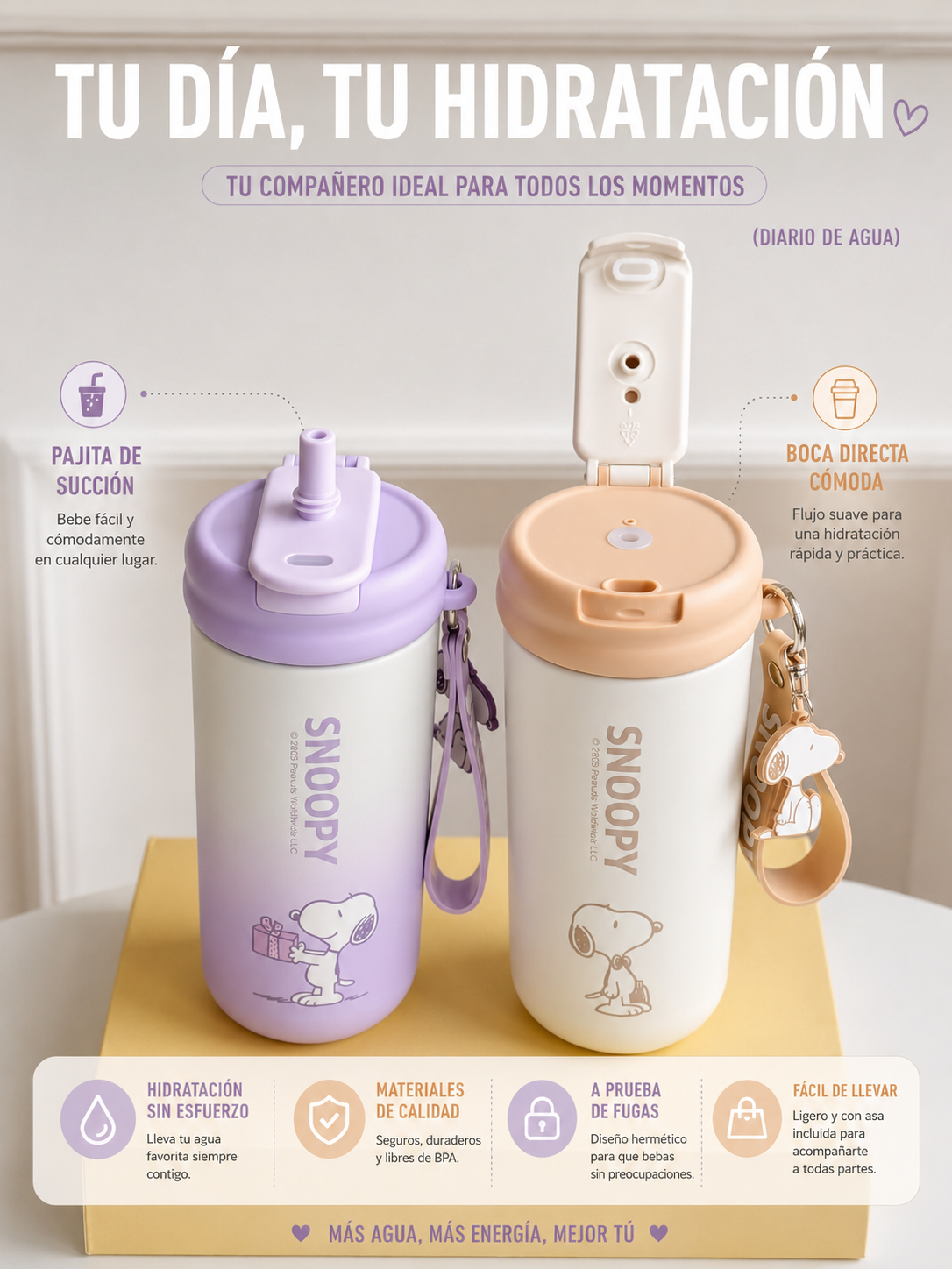 Vaso Térmico Snoopy 560 ml