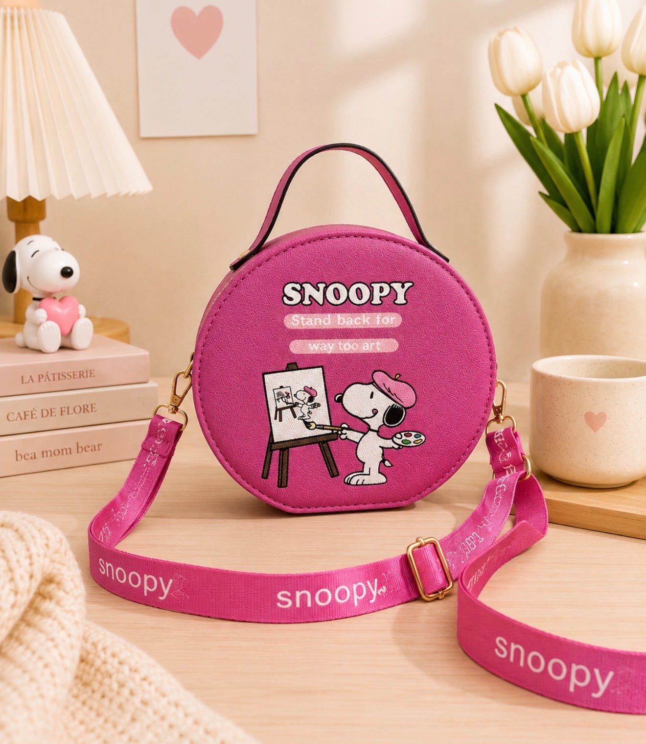 Carteras Redondas Snoopy