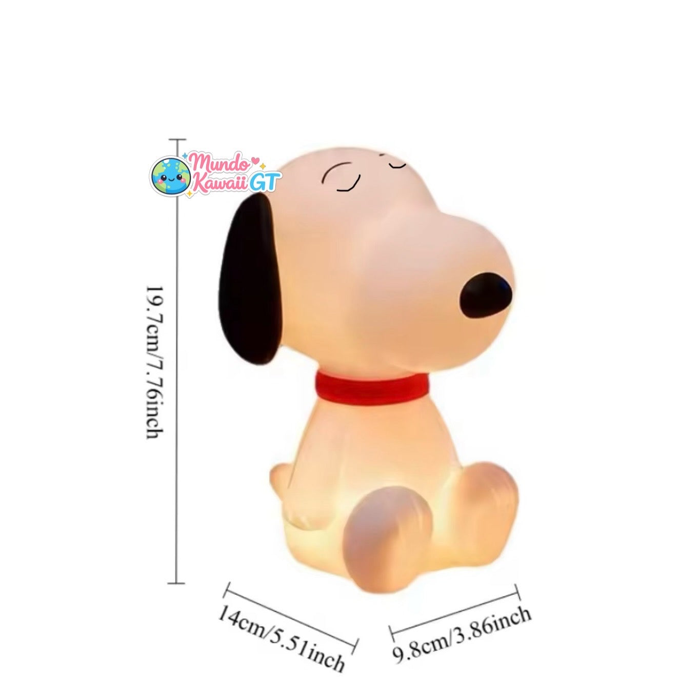 Lámpara de Noche Snoopy de Silicona