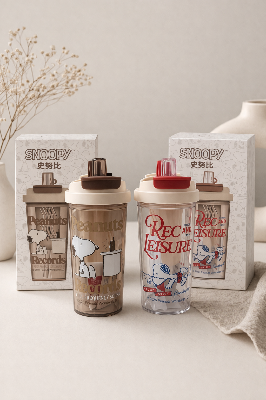 🥤🐶 Vaso Snoopy “Peanuts” 550 ML