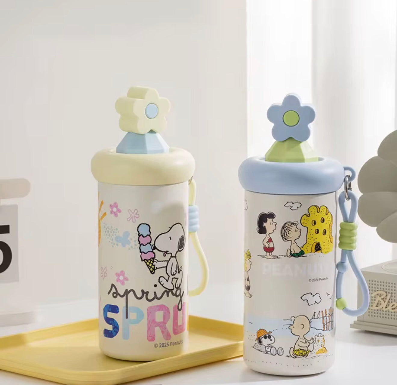 Vaso Térmico Snoopy Flower 600ML