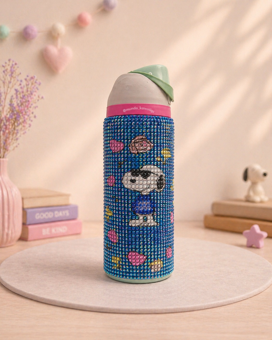 Botellas Térmicas Bling Kawaii Snoopy