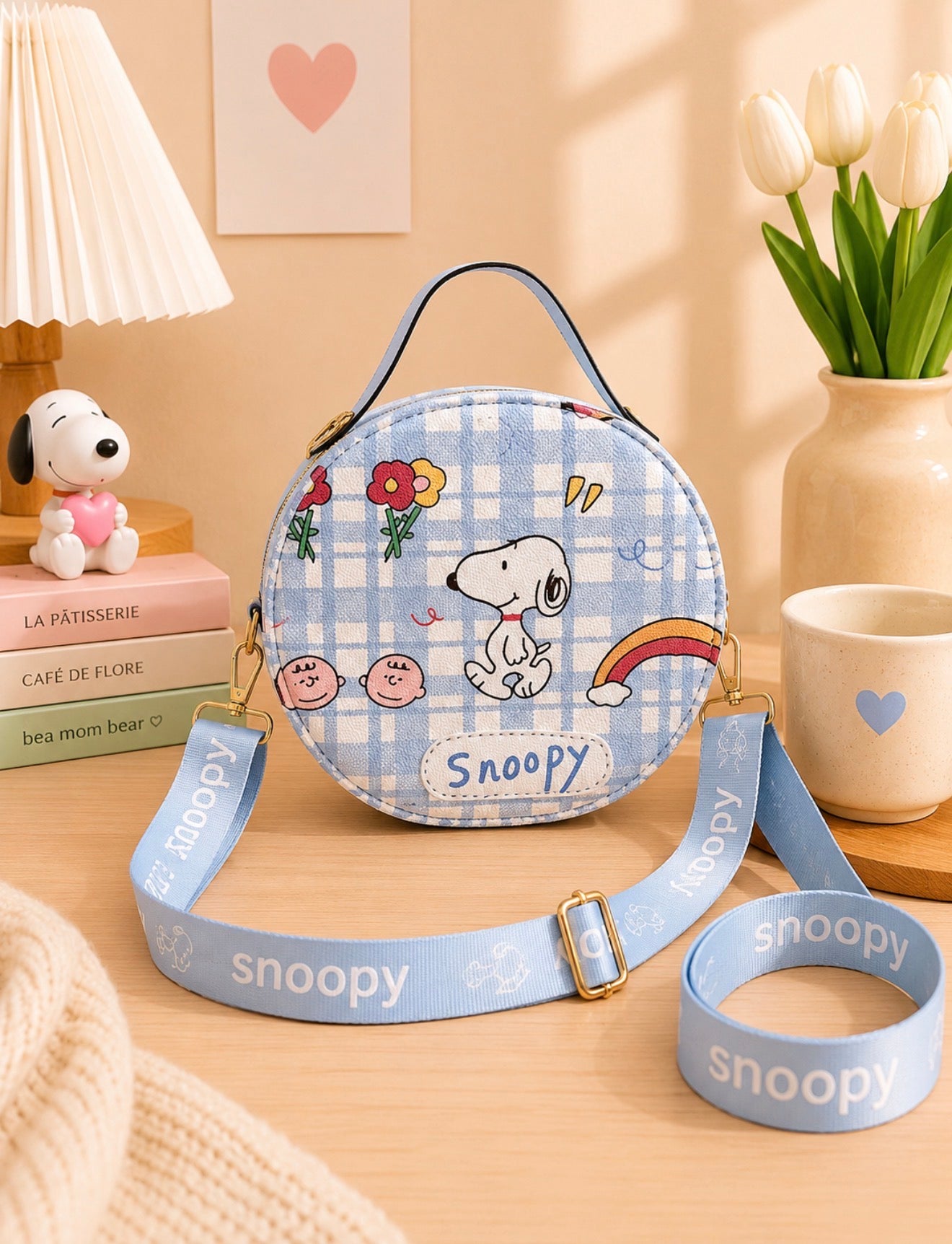 Carteras Redondas Snoopy
