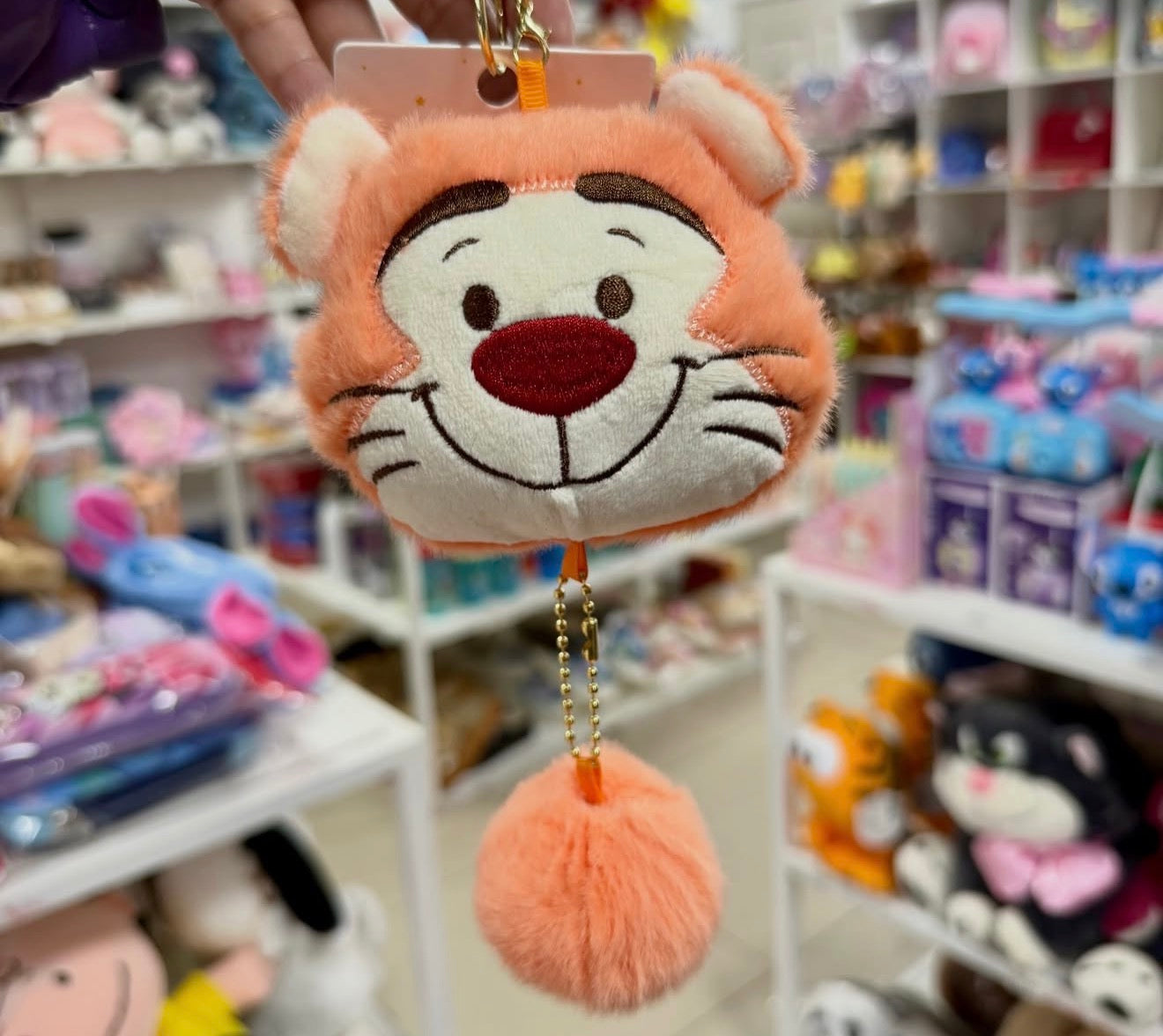 Llavero de Cabecita Disney de Peluche