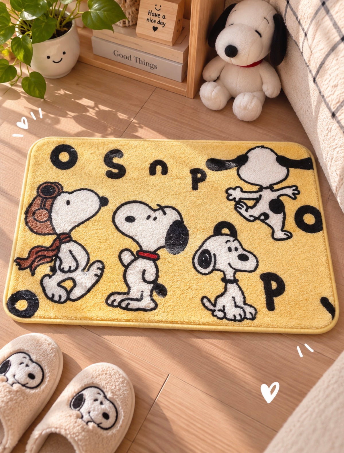 Alfombra Snoopy Kawaii 55 × 38 cm