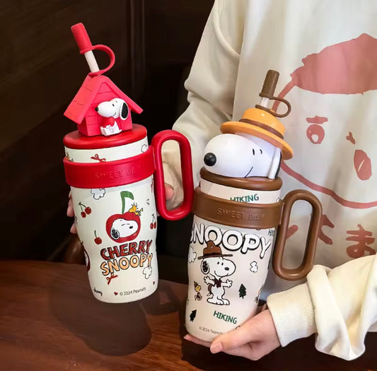 Vaso Térmico Snoopy con Filtro 800ml