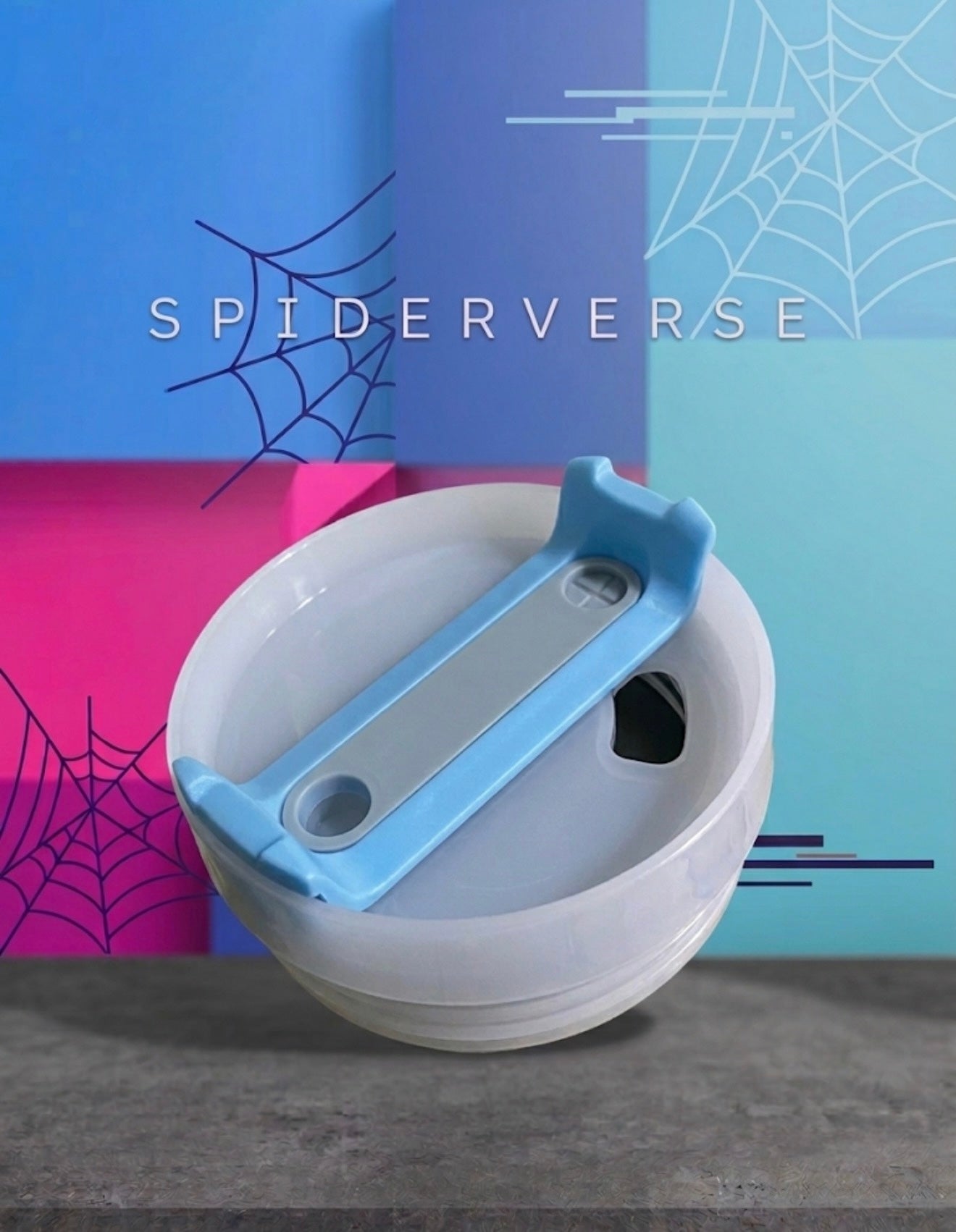 Vaso Térmico Spider-Man 1200 ml con Pajilla
