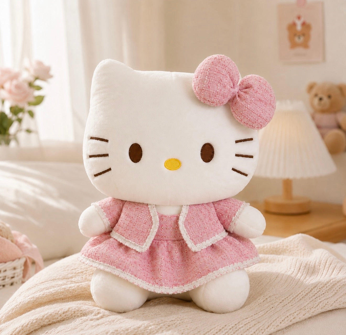 Mochila Peluche Hello Kitty Premium