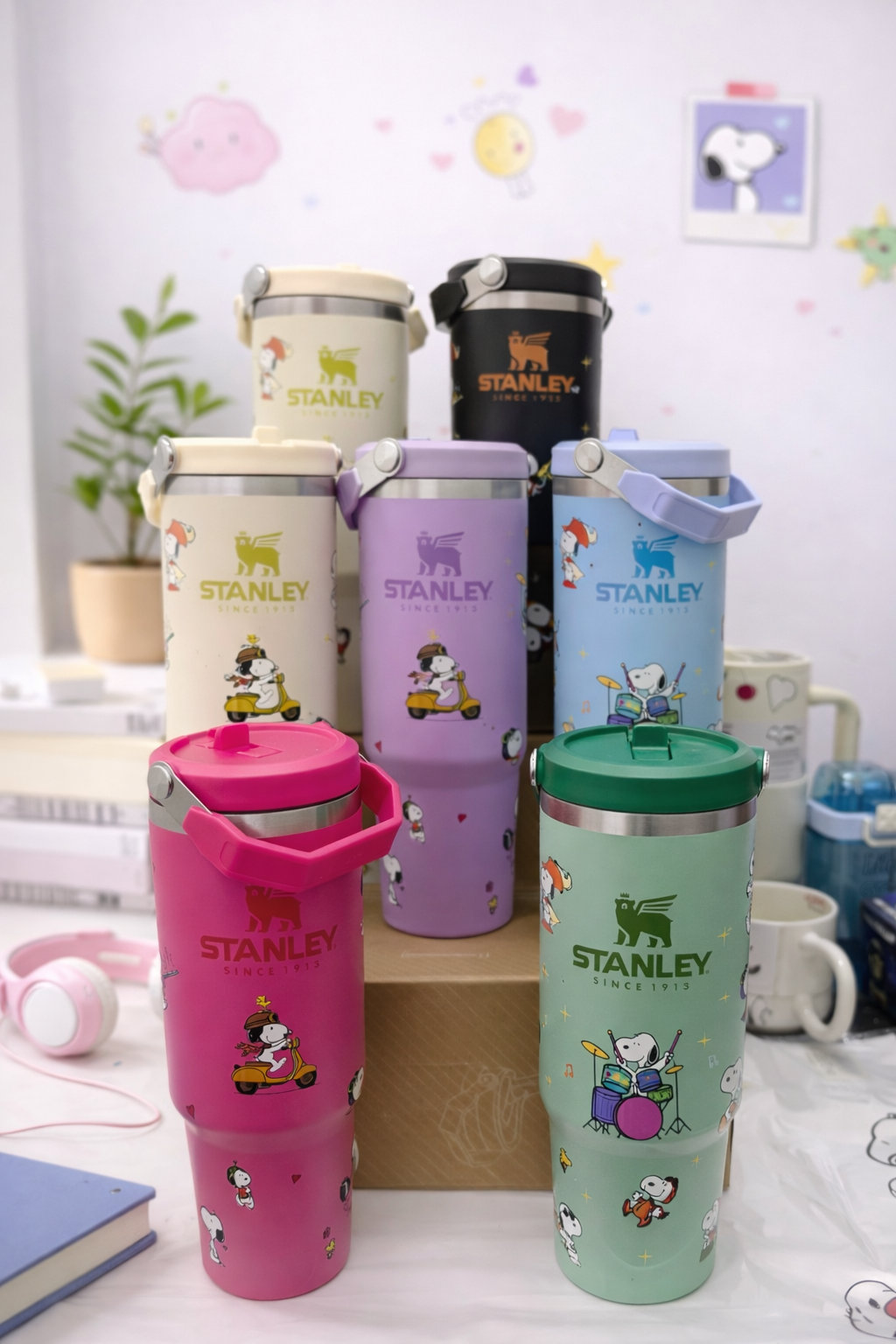 Vaso Térmico Kawaii Snoopy (Tipo Stanley)