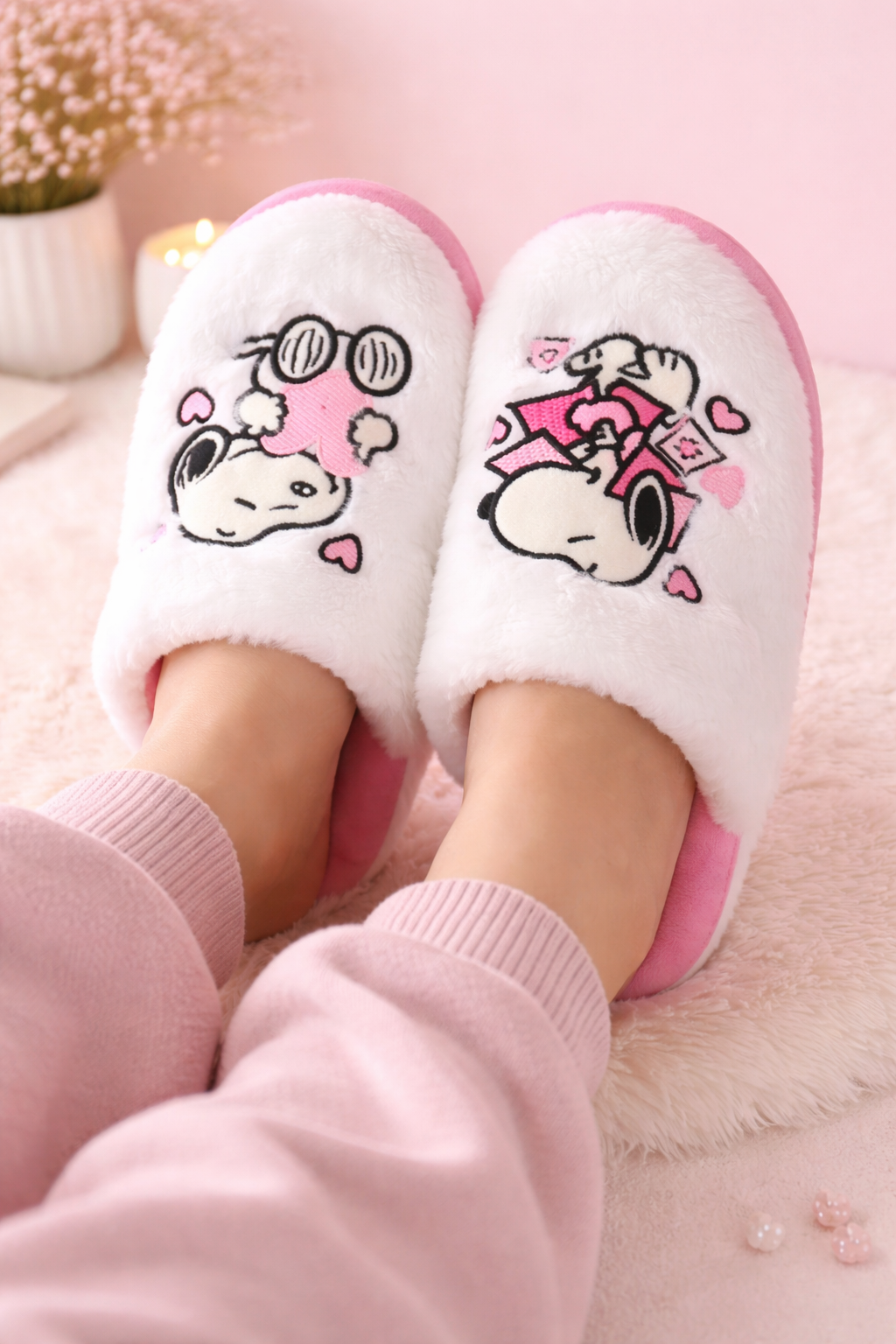 Pantuflas Kawaii Snoopy