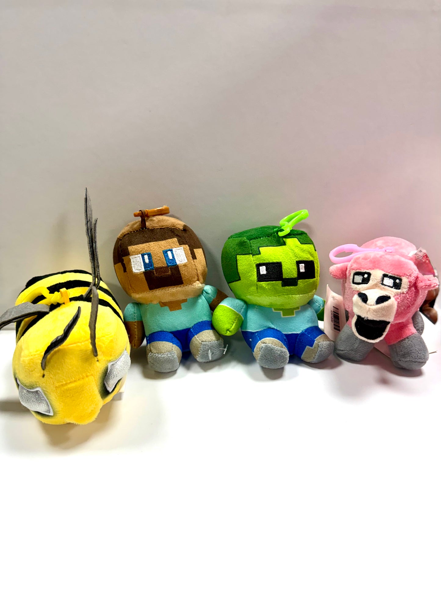 ✨ Llaveros de peluche Minecraft 🟩🧸