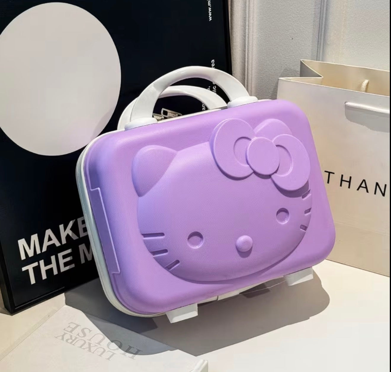 🧳🎀 Cosmetiquera Hello kitty o My Melody tipo maletita 💖✨