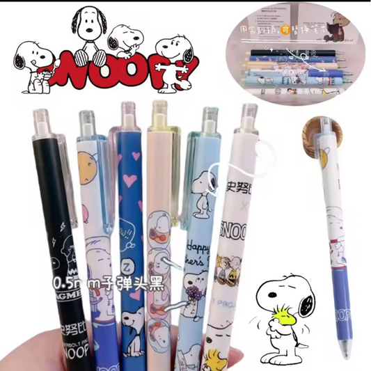 ✏️ Set de Lapiceros Snoopy (12 piezas)