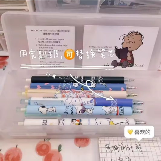 ✏️ Set de Lapiceros Snoopy (12 piezas)