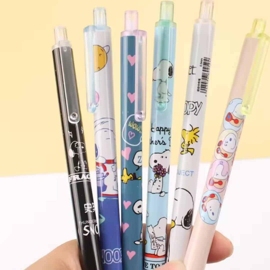 ✏️ Set de Lapiceros Snoopy (12 piezas)