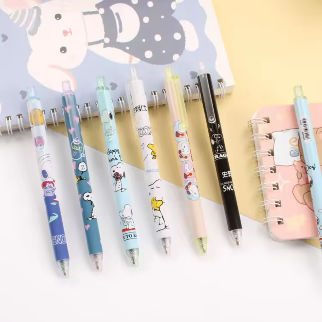 ✏️ Set de Lapiceros Snoopy (12 piezas)
