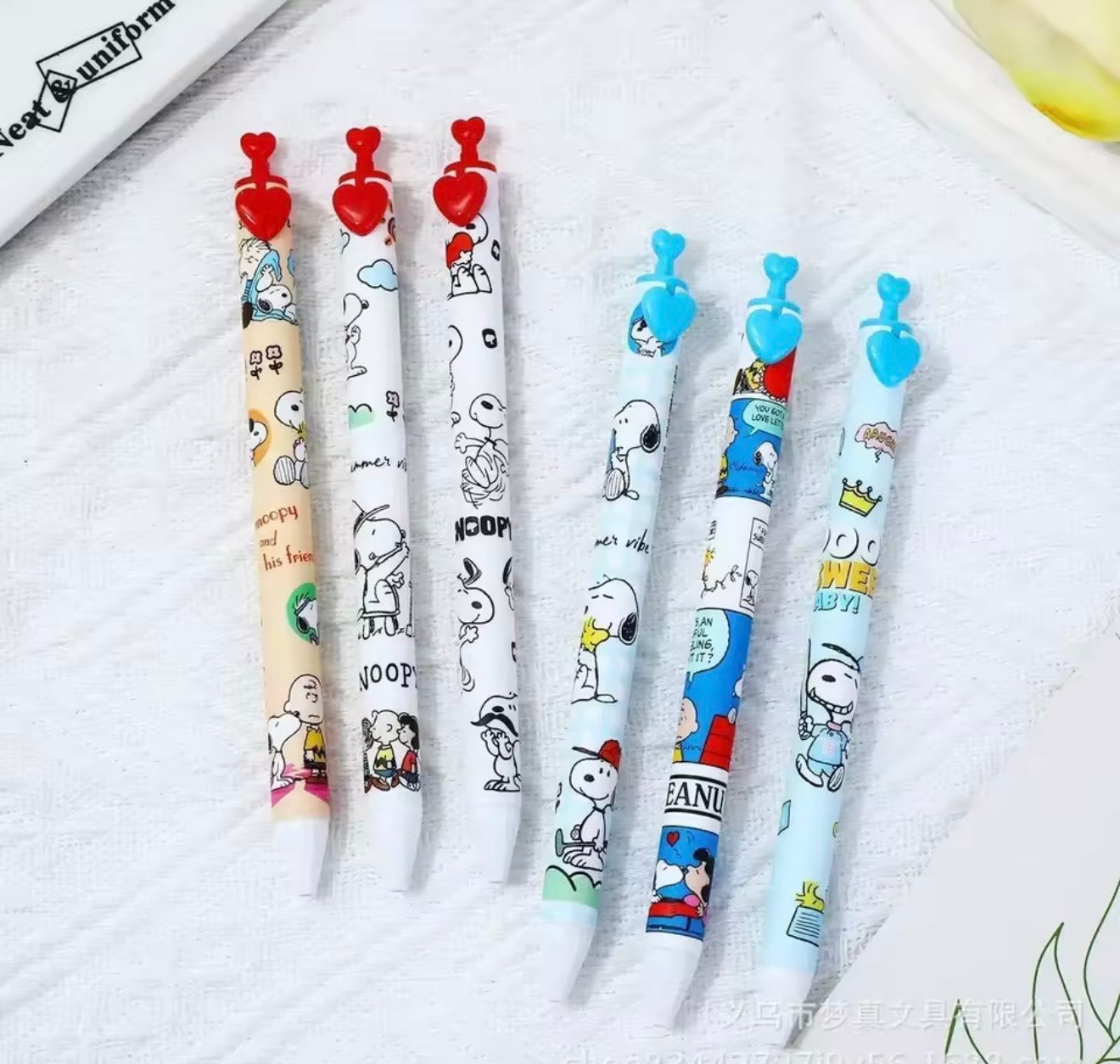 ✏️ Set de 6 Lapiceros Peanuts