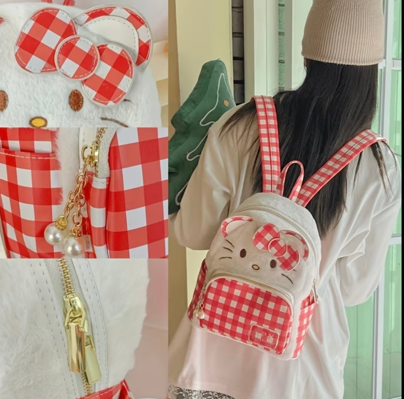 🎒 Mochila Hello Kitty Kawaii