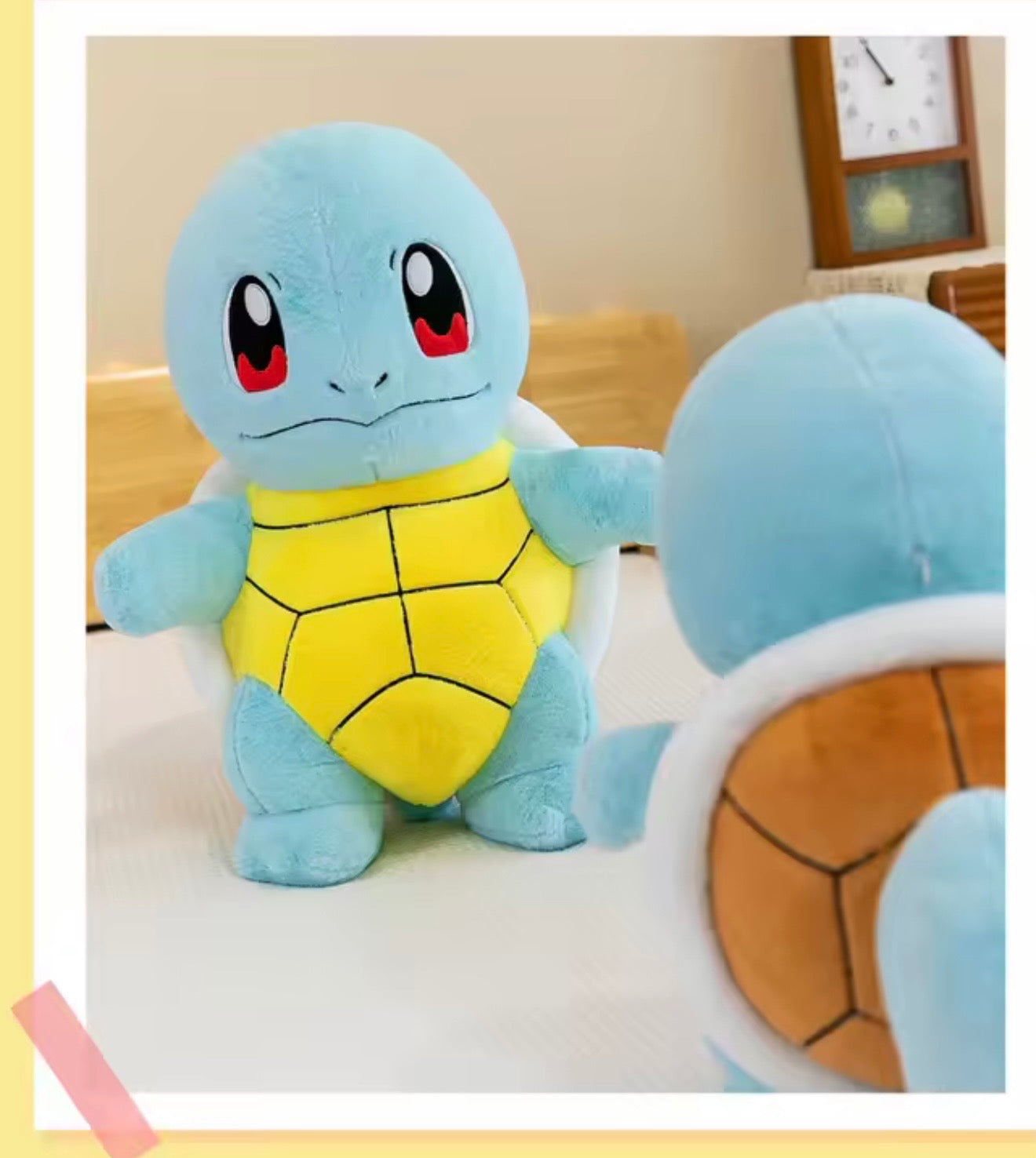 🐢 Peluche Squirtle Pokémon 30 cms