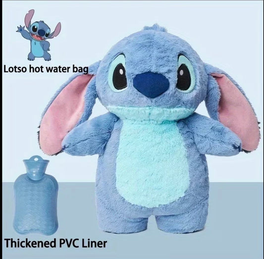 Peluche Stitch con Bolsa Térmica Interna – Suave y Calentito