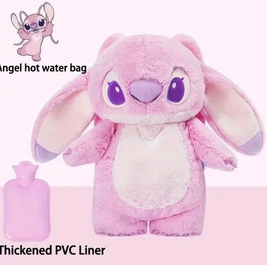 Peluche Stitch con Bolsa Térmica Interna – Suave y Calentito