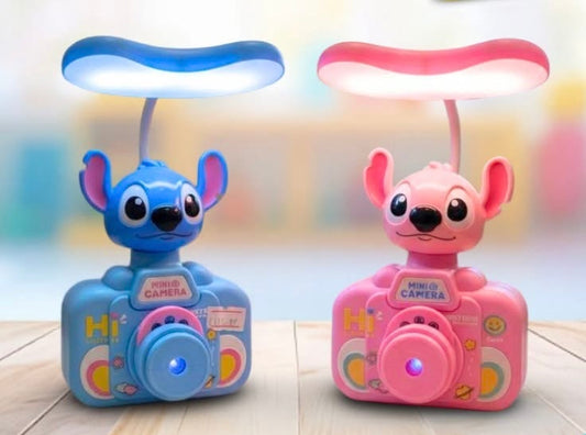 💡 Lámpara Stitch con Proyector (Recargable)