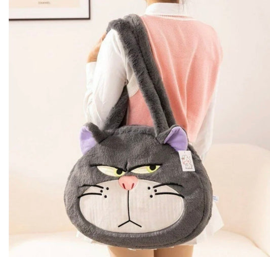 👜 Bolso de Peluche Gatito