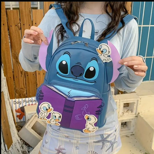 MOCHILA STITCH Y PATITOS