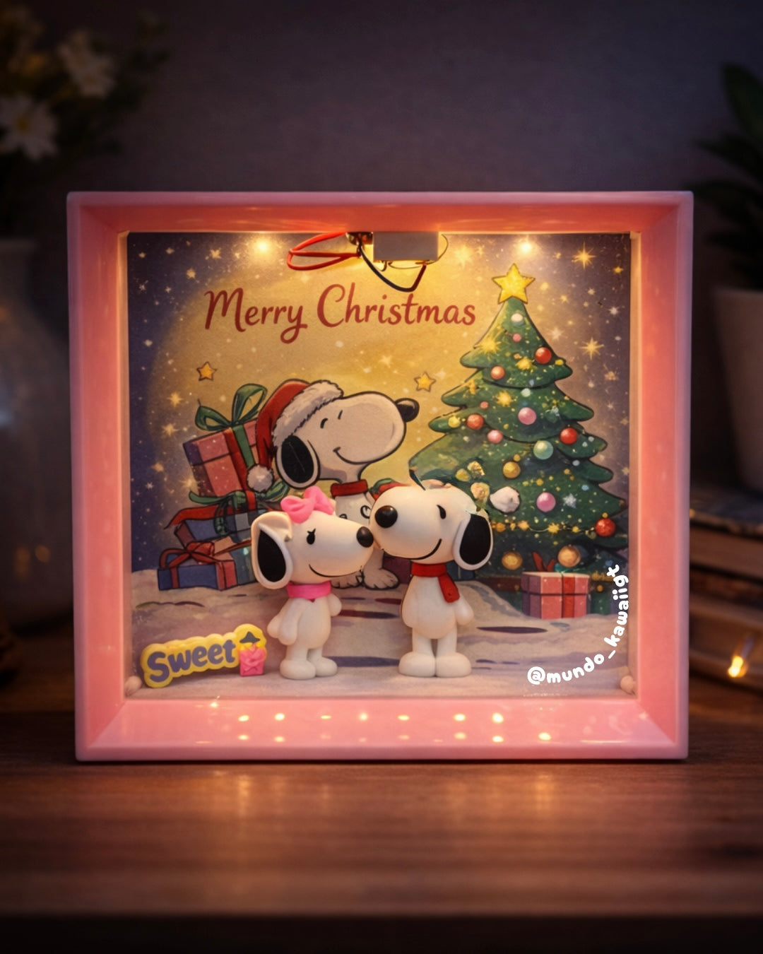 💡 Lámpara Decorativa Snoopy