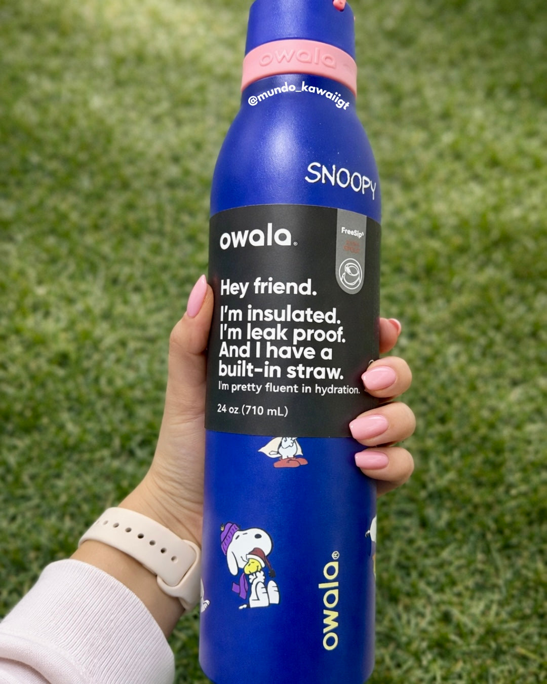 Botellas tipo Owala con diseño Snoopy
