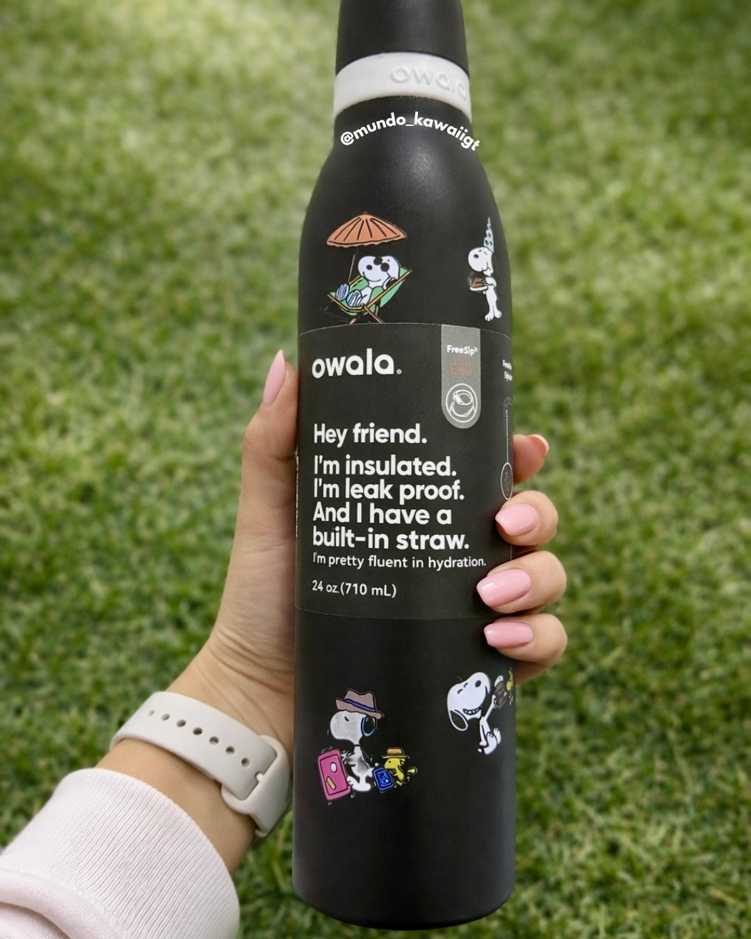 Botellas tipo Owala con diseño Snoopy